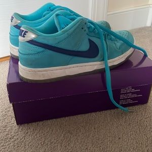 Nike Sb Dunks Blue Fury (Mens 5.5, Woman’s 7)